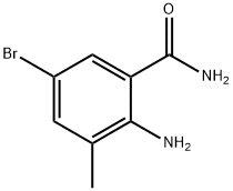 2-amino-5-bromo-N,3-dimethylbenzamide Structure