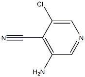 3-Amino-5-chloro-isonicotinonitrile 구조식 이미지