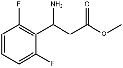 methyl 3-amino-3-(2,6-difluorophenyl)propanoate Structure