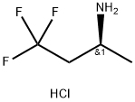 2-Butanamine, 4,4,4-trifluoro-, hydrochloride, (S)- (9CI) 구조식 이미지