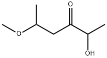 2-hydroxy-5-methoxyhexan-3-one Structure