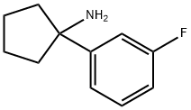 1-(3-Fluorophenyl)cyclopentanamine 구조식 이미지