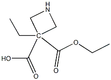 3,3-DIETHYL AZETIDINE-3,3-DICARBOXYLATE Structure