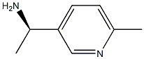 (1R)-1-(6-METHYL(3-PYRIDYL))ETHYLAMINE 구조식 이미지