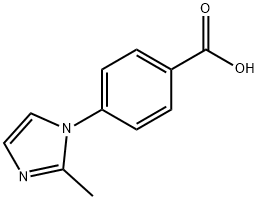 4-(2-methyl-1H-imidazol-1-yl)-Benzoic acid Structure