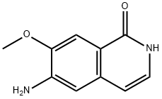 6-amino-7-methoxyisoquinolin-1(2H)-one Structure