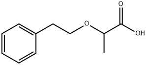 2-(2-phenylethoxy)propanoic acid Structure