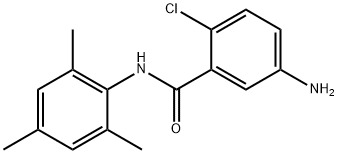 5-amino-2-chloro-N-(2,4,6-trimethylphenyl)benzamide 구조식 이미지