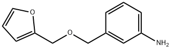 3-[(furan-2-ylmethoxy)methyl]aniline 구조식 이미지