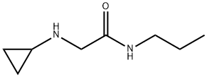 2-(cyclopropylamino)-N-propylacetamide Structure