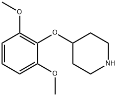 4-(2,6-dimethoxyphenoxy)piperidine 구조식 이미지