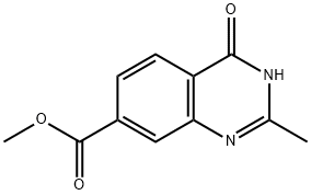 methyl 2-methyl-4-oxo-3,4-dihydroquinazoline-7-carboxylate 구조식 이미지