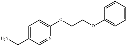 [6-(2-phenoxyethoxy)pyridin-3-yl]methanamine Structure