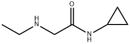 N-cyclopropyl-2-(ethylamino)acetamide 구조식 이미지