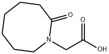 2-(2-oxoazocan-1-yl)acetic acid 구조식 이미지