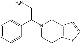 2-phenyl-2-{4H,5H,6H,7H-thieno[3,2-c]pyridin-5-yl}ethan-1-amine 구조식 이미지