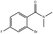 2-bromo-4-fluoro-N,N-dimethylbenzamide Structure