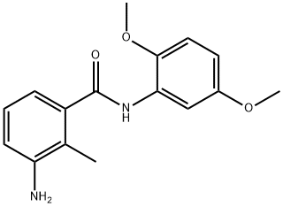 3-amino-N-(2,5-dimethoxyphenyl)-2-methylbenzamide 구조식 이미지