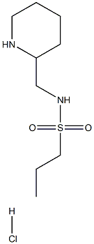 N-(piperidin-2-ylmethyl)propane-1-sulfonamide hydrochloride Structure