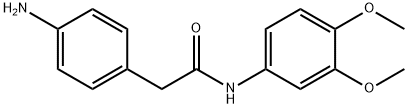 2-(4-aminophenyl)-N-(3,4-dimethoxyphenyl)acetamide Structure