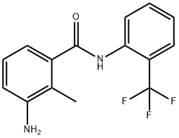 3-amino-2-methyl-N-[2-(trifluoromethyl)phenyl]benzamide 구조식 이미지