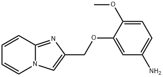 3-(imidazo[1,2-a]pyridin-2-ylmethoxy)-4-methoxyaniline Structure