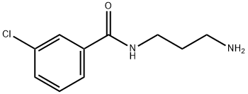 N-(3-aminopropyl)-3-chlorobenzamide Structure