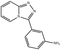 3-[1,2,4]triazolo[4,3-a]pyridin-3-ylaniline 구조식 이미지