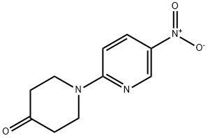 1-(5-니트로피리딘-2-일)피페리딘-4-온 구조식 이미지