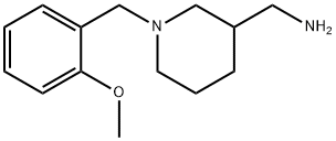 (1-(2-methoxybenzyl)piperidin-3-yl)methanamine Structure