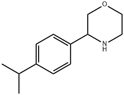 3-[4-(METHYLETHYL)PHENYL]MORPHOLINE Structure