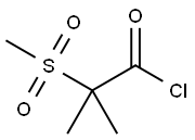 2-methanesulfonyl-2-methylpropanoyl chloride 구조식 이미지