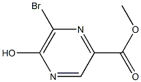 methyl 6-bromo-5-hydroxypyrazine-2-carboxylate Structure