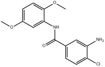 3-amino-4-chloro-N-(2,5-dimethoxyphenyl)benzamide Structure