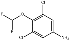 3,5-dichloro-4-(difluoromethoxy)aniline Structure