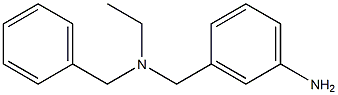 3-{[benzyl(ethyl)amino]methyl}aniline 구조식 이미지