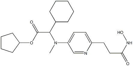 1018673-42-1 cyclopentyl 2-cyclohexyl-2-((6-(3-(hydroxyamino)-3-oxopropyl)pyridin-3-yl)methylamino)acetate