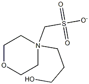 4-Morpholinepropanol, 4-methanesulfonate 구조식 이미지