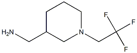 [1-(2,2,2-trifluoroethyl)piperidin-3-yl]methanamine Structure