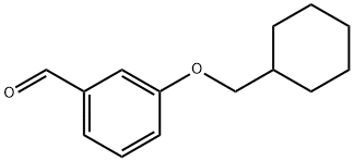 3-(cyclohexylmethoxy)benzaldehyde Structure