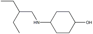 4-[(2-ethylbutyl)amino]cyclohexan-1-ol 구조식 이미지