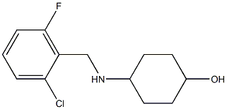 (1r,4r)-4-((2-chloro-6-fluorobenzyl)amino)cyclohexanol Structure