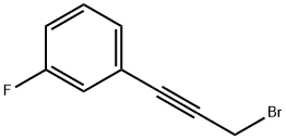 1-(3-Bromoprop-1-ynyl)-3-fluoro-benzene 구조식 이미지