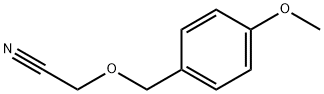 2-[(4-methoxyphenyl)methoxy]acetonitrile 구조식 이미지