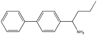 1-(4-phenylphenyl)butan-1-amine Structure