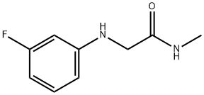 2-[(3-fluorophenyl)amino]-N-methylacetamide Structure