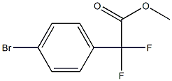 methyl 2-(4-bromophenyl)-2,2-difluoroacetate Structure