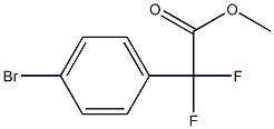 methyl 2-(4-bromophenyl)-2,2-difluoroacetate 구조식 이미지