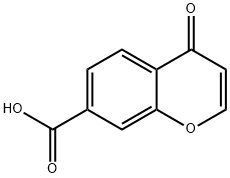 4H-1-Benzopyran-7-carboxylic acid, 4-oxo- 구조식 이미지