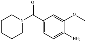 (4-Amino-3-methoxyphenyl)-1-piperidinyl ketone Structure